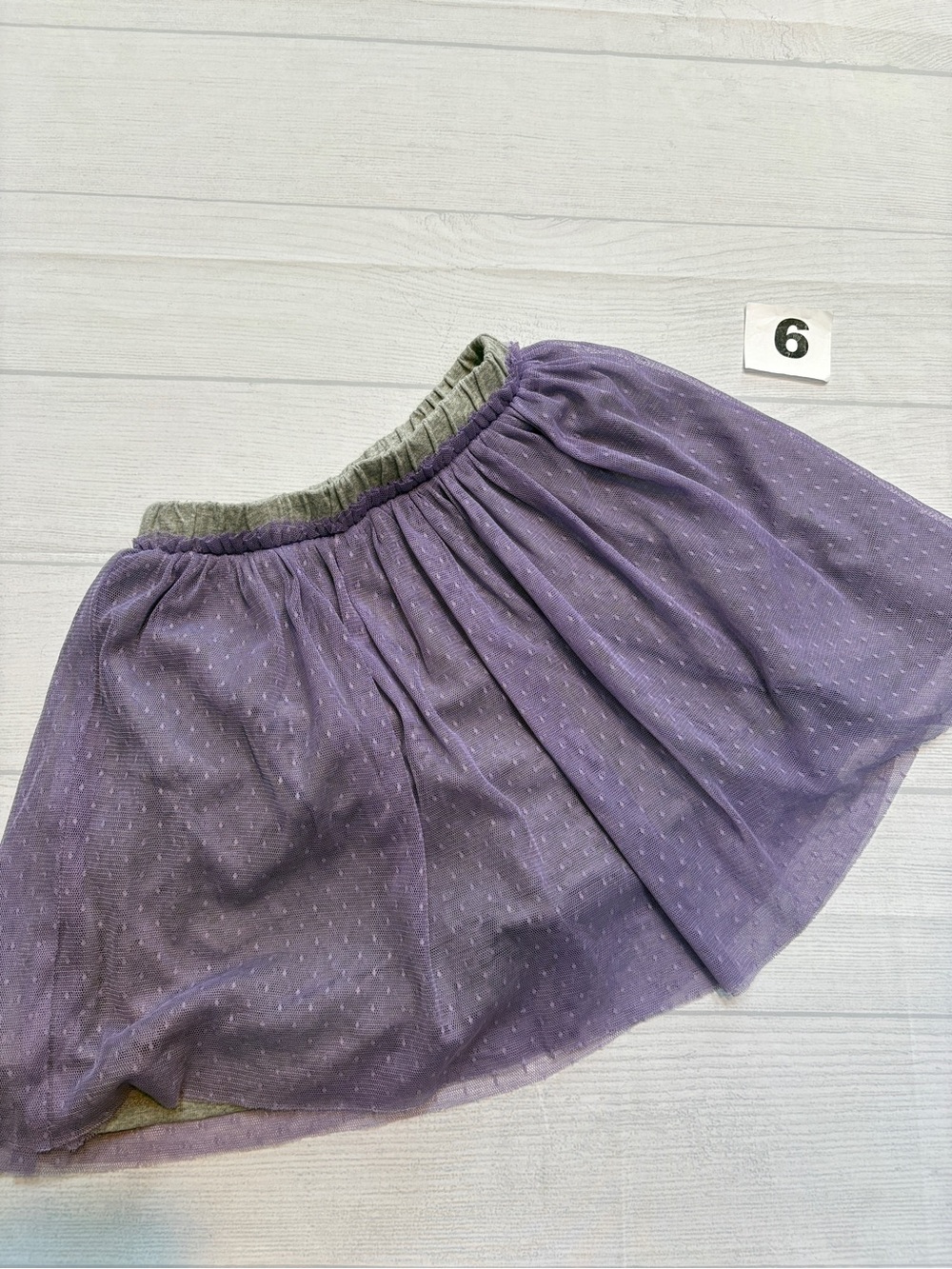 Tea Collection Lavender/Dusty Purple Tulle Skirt